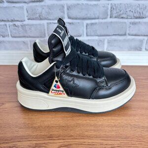 ⭐Converse x Rick Owens x DRKSHDW TURBOWPN Black Cream Sz 6.5 Mens Shoes A12063C⭐